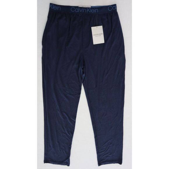 Calvin Klein NM1662403 Men's Sz M Blue Shadow Ultra-Soft Modal Lounge Pants - Picture 1 of 8